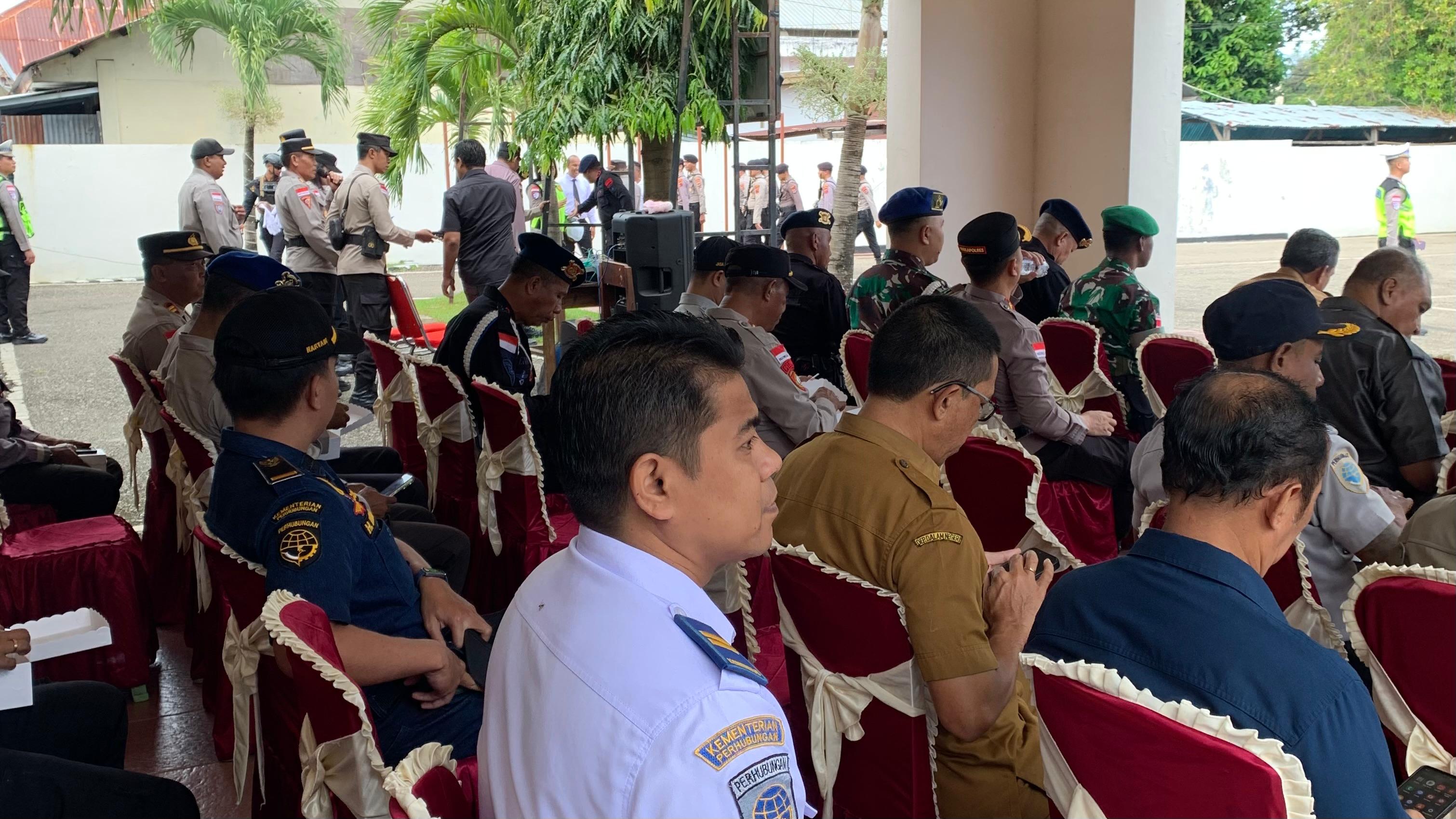 Menghadiri Undangan Apel Gelar Pasukan Operasi Semana Santha Turangga di Polres Belu